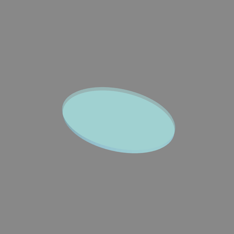 Custom Oval Glass — Cut to Size