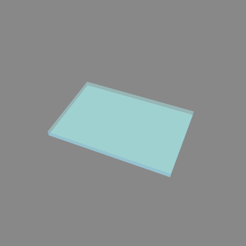 Custom Rectangle Glass — Cut to Size