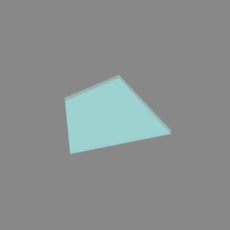 Custom Cut Glass - Kite