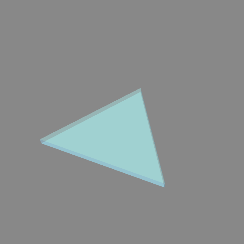 Custom Cut Glass - Triangle
